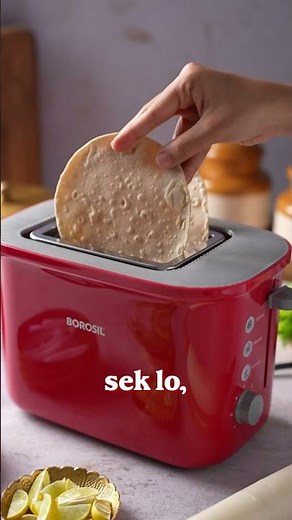 Tandoori Roti in Toaster | Viral Hack | Borosil Toaster