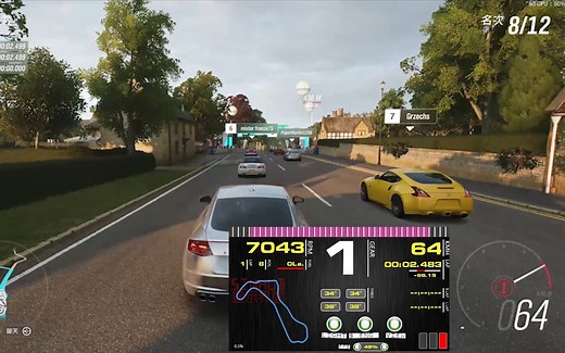 地平线4 simhub功能演示