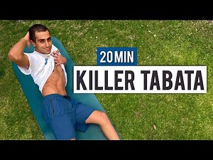 20 MIN KILLER TABATA WORKOUT 🔥 Super Sweaty Full Body | No Equipment, No Repeat HIIT
