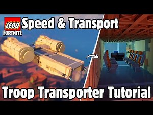 *New* TROOP TRANSPORTER Vehicle Tutorial in Lego Fortnite