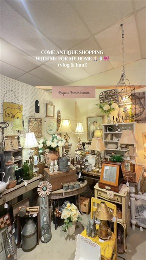 Come Antique Shopping With Me: A Home Decor Vlog & Haul 🕯️🪞🎀