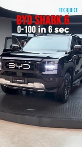 27K views · 132 reactions | From 0 to 100 in 6 seconds, the BYD Shark 6 is rewriting hybrid performance. #FastAndFearless #BYDShark6 #NextGenDrive | TechJuice | Facebook