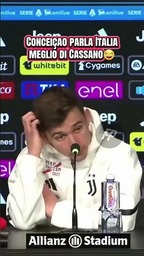 Conceiçao speaks Italian better than Cassano #conceiçao #juventus #juventusfans #football #interview