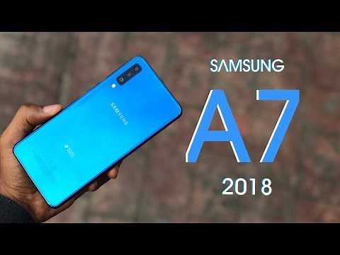 Samsung Galaxy A7 2018 Unboxing and Review "BLUE"