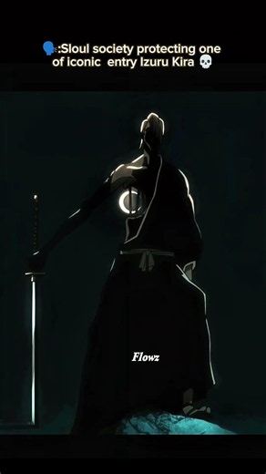 soul society protecting one aura entry from izuru kira 💀#anime #bleach #izuru #shorts