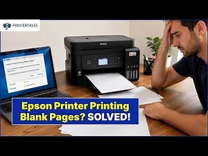 Epson Printer Printing Blank Pages? (Solved) | Printer Tales