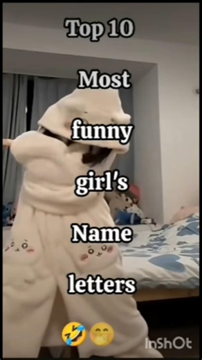 Top 10 Most Funny Girl's Name Letters 😅😁 #capcut #edit #inshot