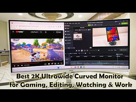 Best 2K Curved Monitor for Gaming, Editing, Watching & Work (Acer 29 Inch Ultrawide Curved Monitor)
