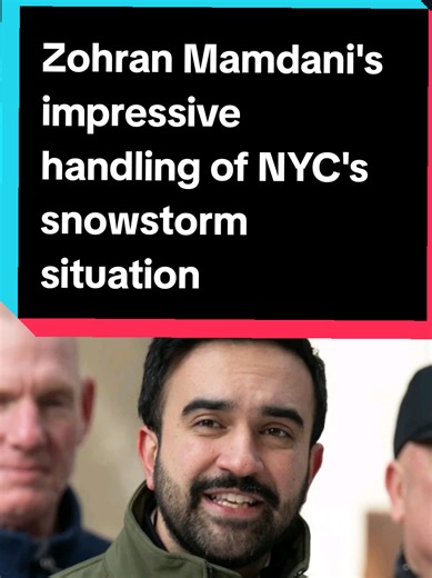 25th Feb 2026 - just my opinion. Bro was faced with a crisis in his first 2 months in office and has handled it in a way that has proven why he was elected #zohranmamdani #nyc #mayor #snowstorm #newyorkcity