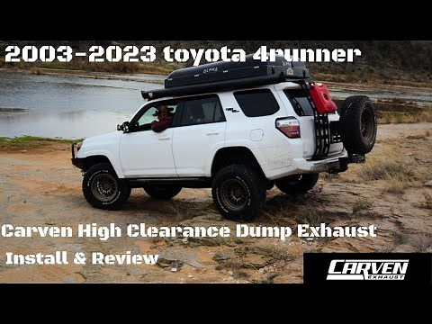 Toyota 4Runner Carven High Clearance Exhaust | Install & Sound Test | Off-Road #4runner #carven