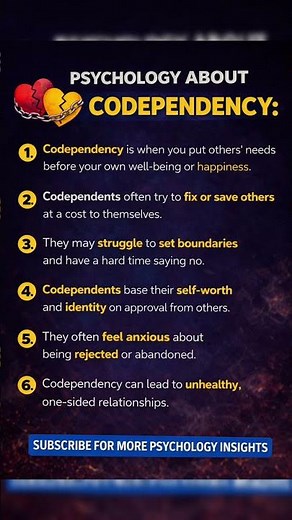 Psychology about codependency
