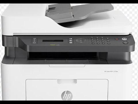 HP Laser MFP 137fnw UnBoxing, installation and Setup Wifi PC enabled