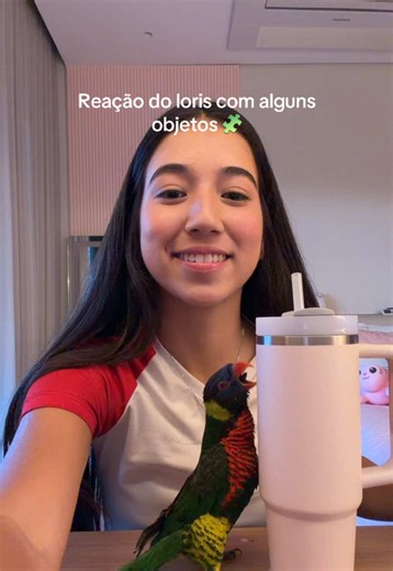 ele com a bolinha🍒🍒🍒 #fyp #loris #humor #passaro #bichinhos | loris
