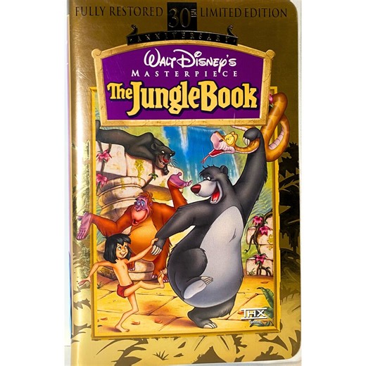 The Jungle Book VHS: 30th Anniversary Limited Edition, Fully Restored - Etsy