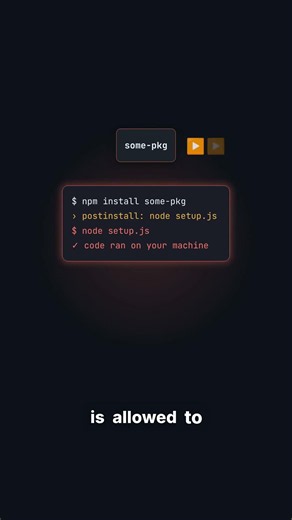 💻 What npm install actually runs on your machine