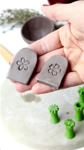 Flower Clay Stamps - Pottery tool for clay | Relyef Pottery Tools