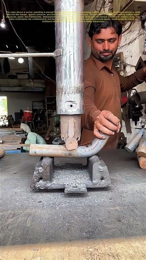 Bending Metal: The Art of Manual Hydraulic Bending