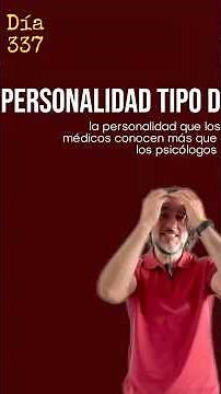 Type D personality. #personality #psychology #science