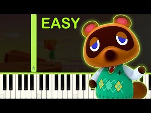 ANIMAL CROSSING | NEW HORIZONS - EASY Piano Tutorial