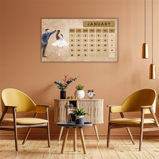 Customizable 2023 Yearly Calendar – Printable Canva PDF (instant Download) - Etsy