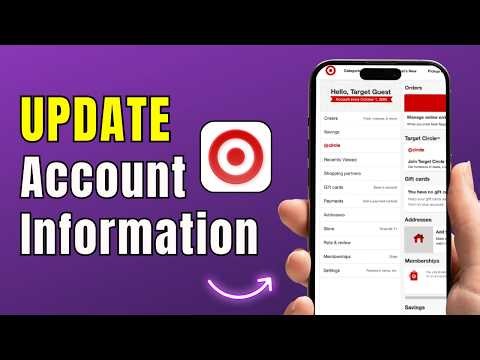 How to Update Your Target Account Information (2026) | Edit Target Account Details