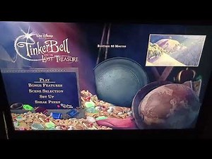 Tinkerbell And The Lost Treasure 2009 Blu-Ray Menu Walkthrough