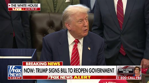 Trump signs bill to reopen government