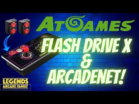 AtGames Arcadenet is LIVE! How to Set Up Flash Drive X & Play Pinball Locally!
