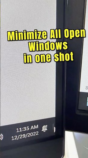 Minimize All Windows Instantly – 1 Simple Shortcut!