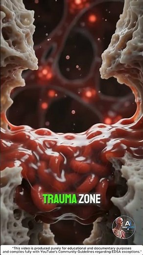 How Your Body Repairs a Broken Bone Without You Knowing ❤️ #easyexplains #biology #educationalvideo