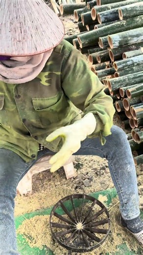 Bamboo toothpick factory . 55 . ##bamboo #factory #toothpick