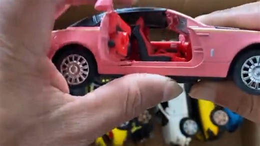 一盒模型车，劳斯莱斯、宝马、马自达、法拉利、兰博基尼、保时捷，#小比例车模 #汽车模型 #合金车模