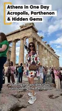 Exploring Athens in One Day 🇬🇷 | Acropolis, Parthenon & Hidden Gems