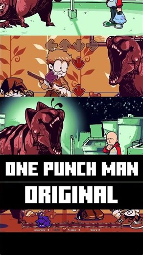 [FNF] Gorefield Battle Against One Punch Man - Episode 3 #FNF #Gorefield #OnePunchMan