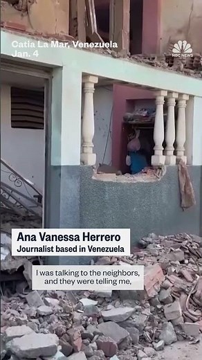 Video inside Venezuela after U.S. attack shows destruction of residential building