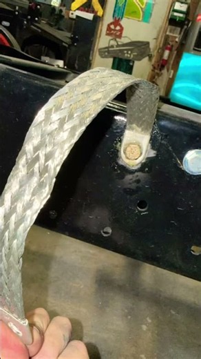 How to run ground straps on your old school trucks and cars #ground #electrical #fyp #mrjg