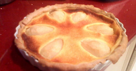 Tarte maison aux poires