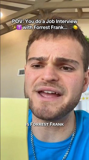 I had a Job Interview with FORREST FRANK! 🤩✝️😅🎶