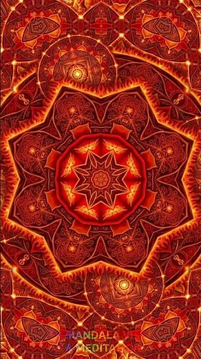 Hypnotic Mandala Motion 🌿 20s Visual Meditation Loop