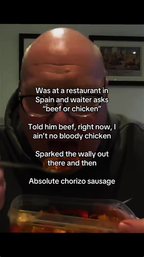 Choosing Between Beef and Chicken in Spain