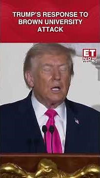 Trump Provides Update On Brown University Shooting | USA