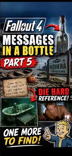 Fallout 4’s SECRET Die Hard Easter Egg?! 😱 | Hidden Messages in a Bottle Part 5