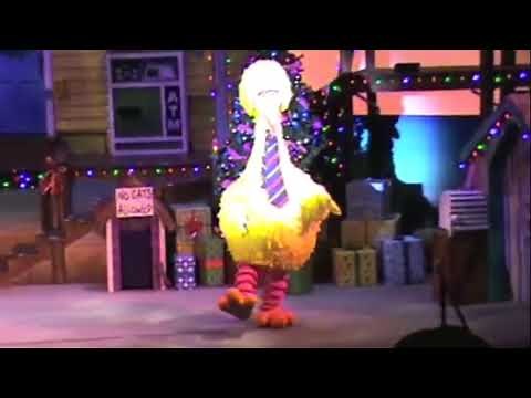 Big Bird Falls Off Stage