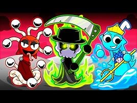 SPRUNKI, But They're GODS! (Cartoon Animation)