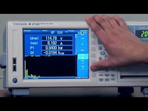 WT1800 Digital Power Analyzer Demonstration