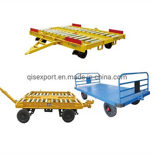 [Hot Item] Aviation Airport Aircraft Luggage Baggage Transport Trailer Container Pallet Dolly