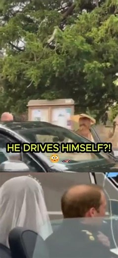 Prince William completely shocked the crowd with his arrival! 😳🏎️ #shorts