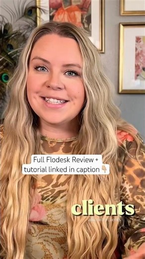 👆🏼Full Flodesk review + tutorial for email marketing beginners