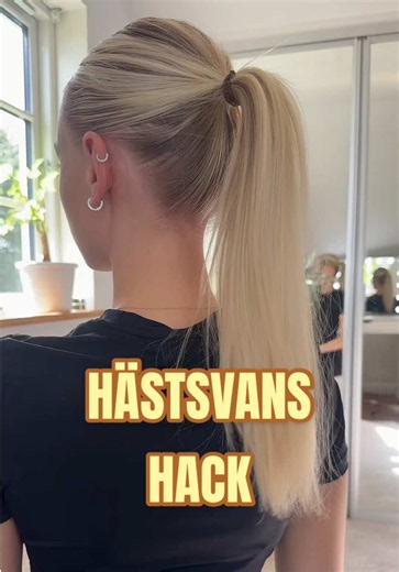 Hack för längre och fylligare toffs – enkelt hästsvanshack