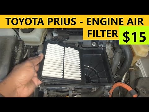 Toyota Prius Engine Air Filter Change - 2003 to 2009 DIY